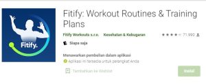 Jadwal Workout Dirumah