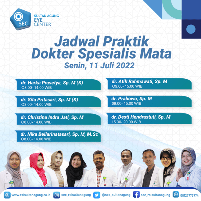 Jadwal Dokter Spesialis Mata di Bekasi