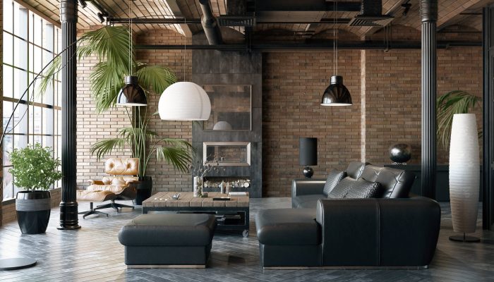 Living room industrial style design loft ideas warehouse essential guide brick visualizer vladimir warm make windows old